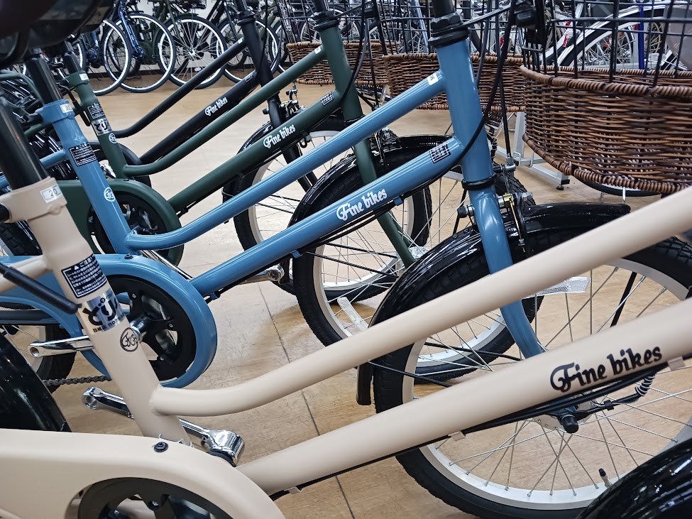 オリジナルミニベロサイクル ”FINEBIKES CAFE mini（ファインバイクス 