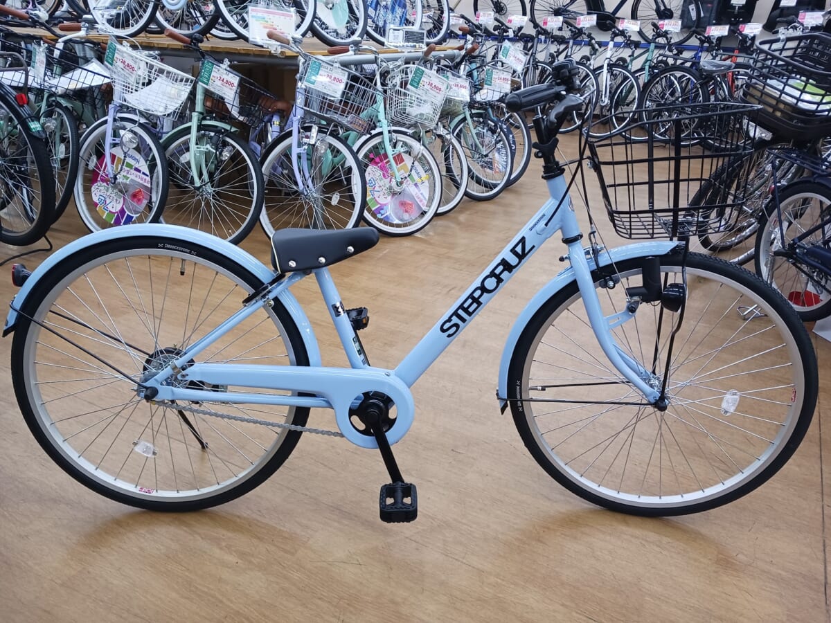 BRIDGESTONE ブリヂストン STEPCRUZ ステップクルーズ 26インチ シティーサイクル LEDライト 3速 電動自転車 ブリヂストン ステップクルーズ 19 STEPCRUZ E