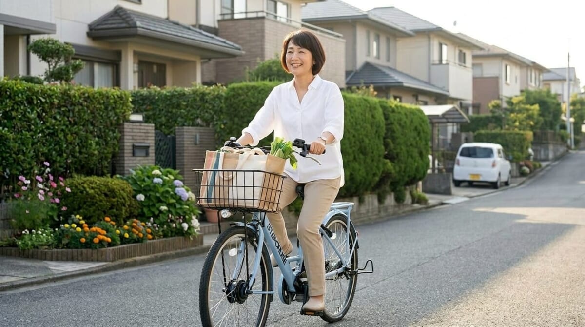 ステップクルーズe カームブルー 利用イメージ