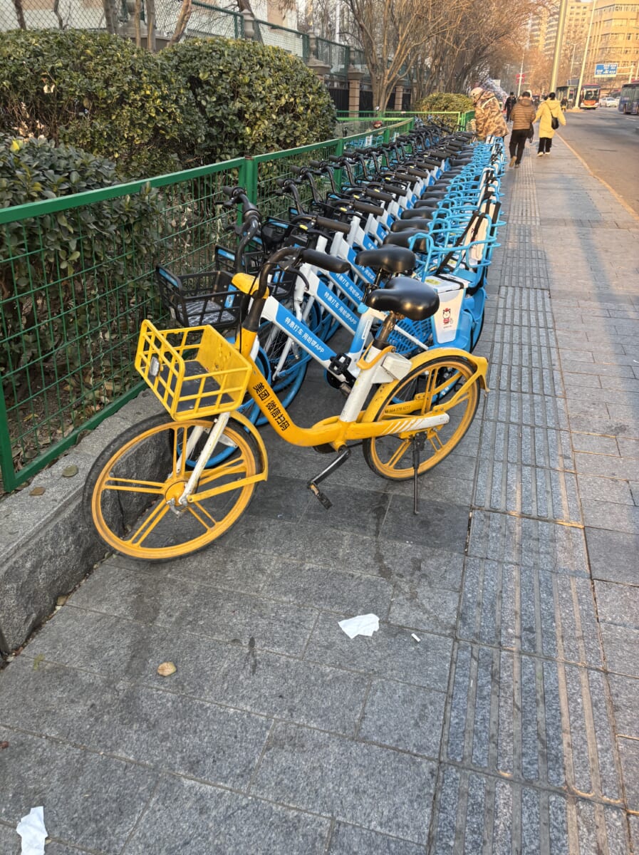 中国のシェアサイクル