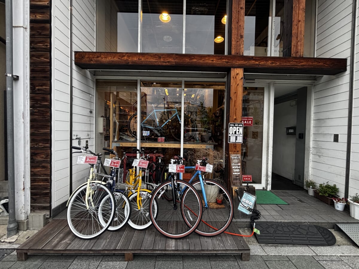 CYCLE GARDEN サイクルガーデン 京都 清水五条 店舗前
